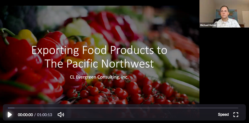 Exporting food to the Pacific North West part two